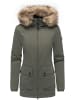 ragwear Kurzmantel Monadetta Warm YOUMODO in Dark Olive
