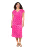 Ulla Popken Jerseykleid in magentapink