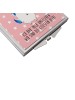 Mr. & Mrs. Panda Kleiner Spiegel Einhorn Mann mit Spruch in Rot Pastell