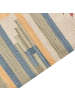 Beliani Kelim APARAN in Beige/Bunt/Blau - (W) 80 x (L) 150 cm