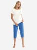 Triumph Pyjama Red Label Sets PK Capri in WHITE/BLUE