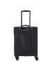 travelite Chios - 4-Rollen-Kabinentrolley S 55 cm (schwarz) in schwarz