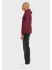 OLDSKULL Hoodie Retro Pixel Wave Logo Graphic in Burgundy