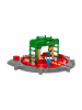 Brio Aktionsspiel BRIO World - Lok-Drehscheibe mit Kontrollbrücke Ab 3 Jahre in bunt
