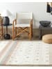 Beliani Kurzflor KARLI in Beige/Braun/Grau - (W) 160 x (L) 230 cm