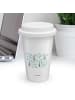 Mr. & Mrs. Panda Coffee To Go Becher Pinguinliebe Design ohne Sp... in Weiß