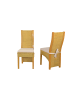 möbel-direkt Rattanstuhl 2er-Set mit Sitzkissen in beige