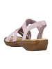 rieker Komfort Sandalen in Lila