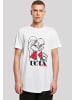 F4NT4STIC Long Cut T-Shirt Looney Tunes Classic Lola Bunny in weiß