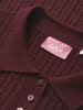 JJXX Gestricktes Polo in Cabernet