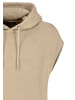 Eight2Nine Ärmelloser Hoodie mit Kängurutasche und Kapuze in Beige-2