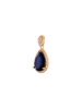 gaya Women Pendant in Rose Gold Navy