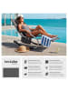 tectake ergonomische Sonnenliege, Belastbarkeit 120 kg, 62 x 146 x 92 cm