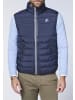 Polo Sylt Steppweste mit Double-Zipper in Blau
