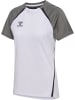 Hummel T-Shirt Hmllead Damen in WHITE/STEEL GRAY