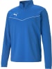 Puma T-Shirt "TeamRISE 1/4 Zip Top" in Blau