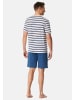 Schiesser Schlafanzug Casual Nightwear in Blau