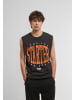 STARTER Tank-Tops in acid black washed