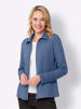 Sieh an! Sweatjacke in jeansblau-meliert