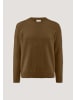Hessnatur Strick Pullover in bernsteinbraun