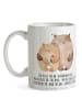 Mr. & Mrs. Panda Tasse Bären Liebe mit Spruch in Weiß
