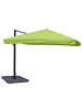 MCW Gastronomie-Ampelschirm A96, Flap, grün mit Ständer