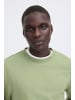 BLEND Klassisches Langarm-Sweatshirt mit Rundhalsausschnitt in Grün