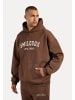 SMILODOX Hoodie Kayson in Dunkelbraun