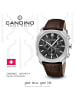Candino Chronograph-Armbanduhr Candino Sport braun groß (ca. 44mm)