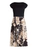 Betty Barclay Etuikleid mit ausgestelltem Rock in Beige/Schwarz