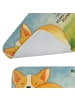 Mr. & Mrs. Panda Duschvorleger Corgi Po Design mit Spruch in Weiß