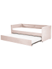 Beliani Tagesbett MIMIZAN in Rosa - (W) 184 x (H) 76 x (L) 216 cm