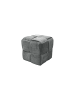 byLiving Pouf Urban in grau - B 40, H 41, T 40 cm