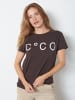 Co'couture T-shirt SignatureCC in Dark Brown