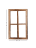 UNUS Holzfenster Dekoration Altholz in Braun