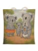 Mr. & Mrs. Panda Tasche Koala Familie Design ohne Spruch in Weiß
