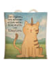 Mr. & Mrs. Panda Tasche Einhorn Katze Design mit Spruch in Weiß