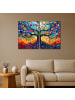 OnlyWow Leinwandbild 2er Set
