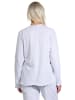 NORMANN langarm Schlafanzug Pyjama Oberteil Shirt Mix & Match Streifen in Grau
