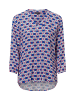 Franco Callegari Bluse Lola in blau rot - 0002