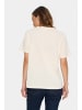 SAINT TROPEZ T-shirt ZukaSZ Gerade Passform in Pearled Ivory Ultramarine
