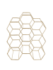 Butlers Weinregal CUBICLE 2er-Set in Gold