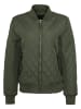 Urban Classics Urban Classics Damen Ladies Diamond Quilt Nylon Jacket in olive
