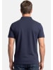 Ragman Poloshirt Basic in Rot / dunkelblau