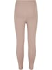 Urban Classics Urban Classics Damen Girls High Waist Jersey Leggings in duskrose
