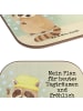 Mr. & Mrs. Panda Bierdeckel Waschbär Design mit Spruch in Weiß