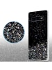 cadorabo Hülle für Samsung Galaxy S10 PLUS Glitter in Schwarz mit Glitter