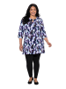Ulla Popken Longshirt in dunkle pflaume