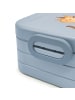 Mr. & Mrs. Panda MEPAL Bentobox Einhorn Katze Motiv mit Spruch in Blau Pastell