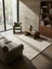 KADIMA DESIGN Teppich Wolle Handgetuftet DEBEN Geometrisch Wohnzimmer Modern in Natur
